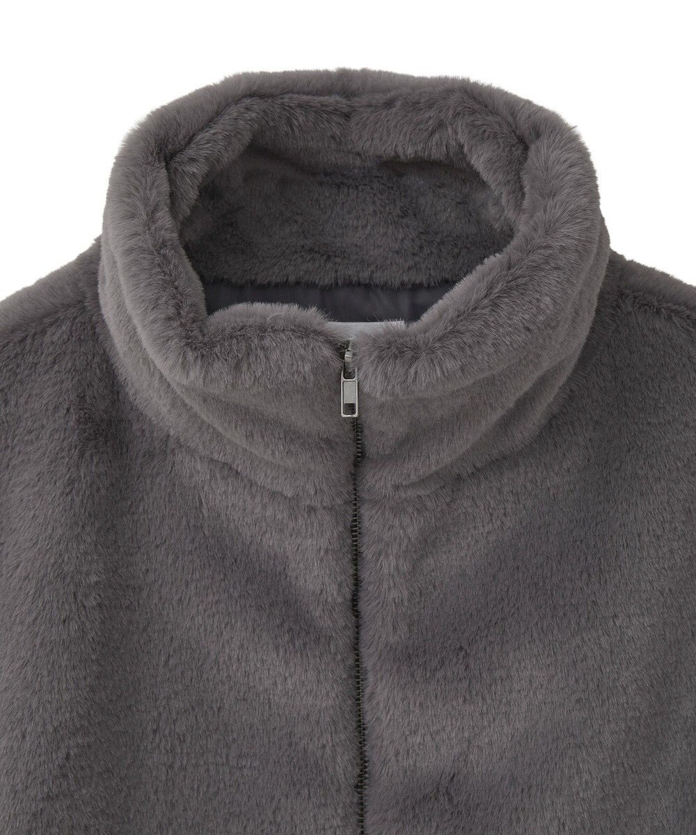 Green Parks スタンドカラーＺＩＰファーベスト 