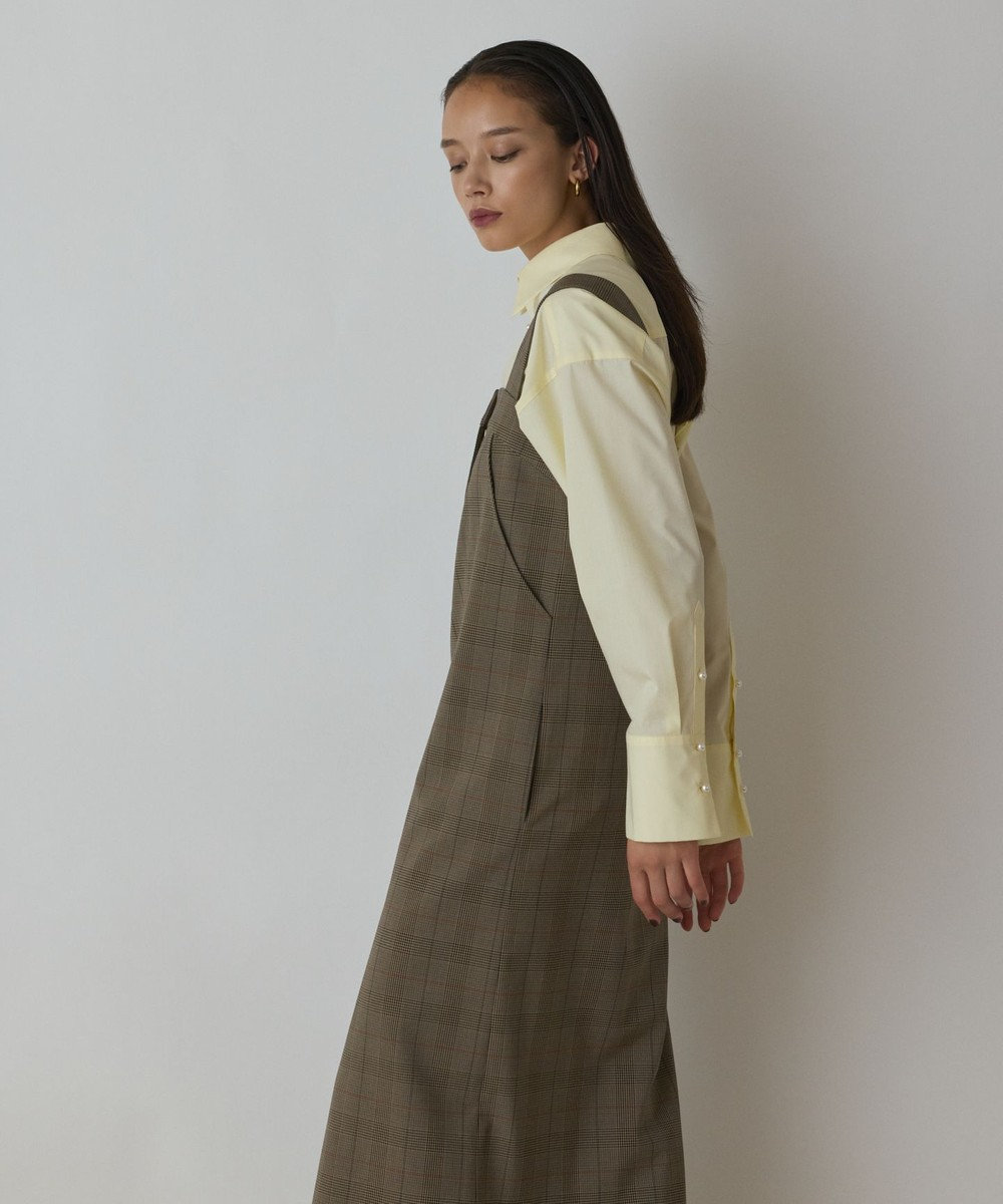 GRACE CONTINENTAL スーツ地ジャンパ－スカート 