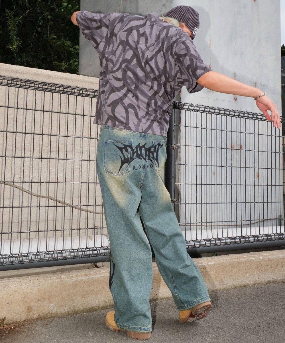 WEGO トライバルデニムパンツ 