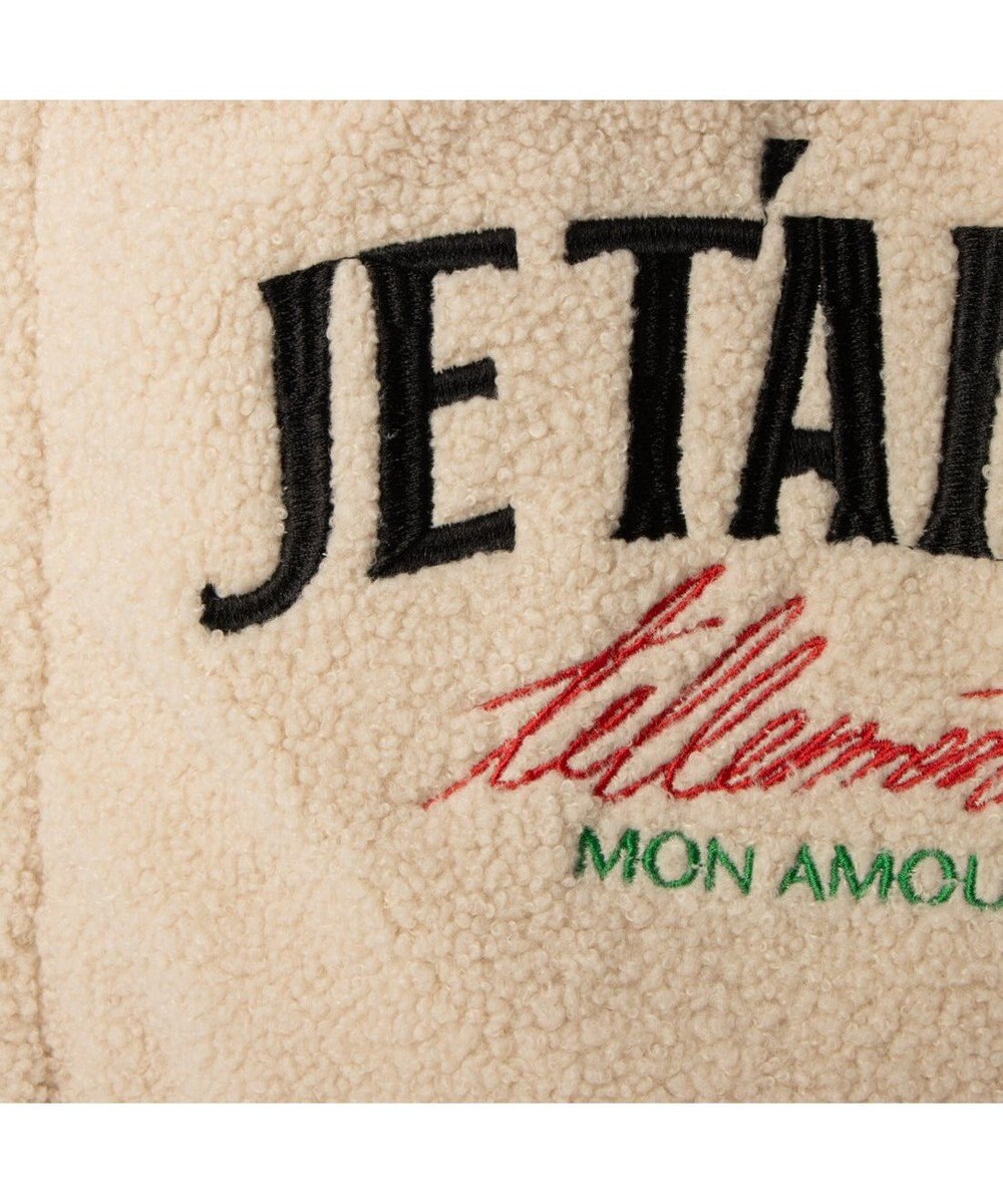 UNBILLION カシュカシュ cachecache / ボア刺繍リバーシブル2wayトート 