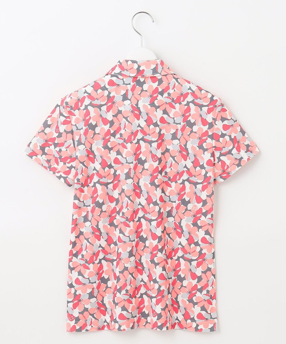 23区GOLF 【WOMEN】【吸水速乾・UVケア】ＳＡＫＵＲＡモチーフプリント 半袖シャツ 