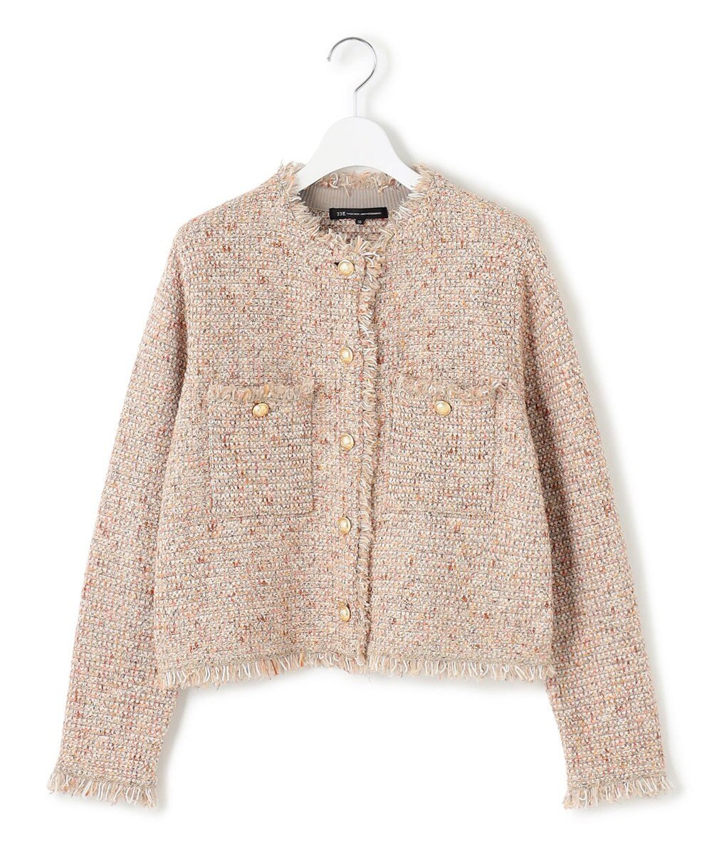 23区 S 【見上愛さん着用/GLOW11月号掲載】ツイード ニット ジャケット 