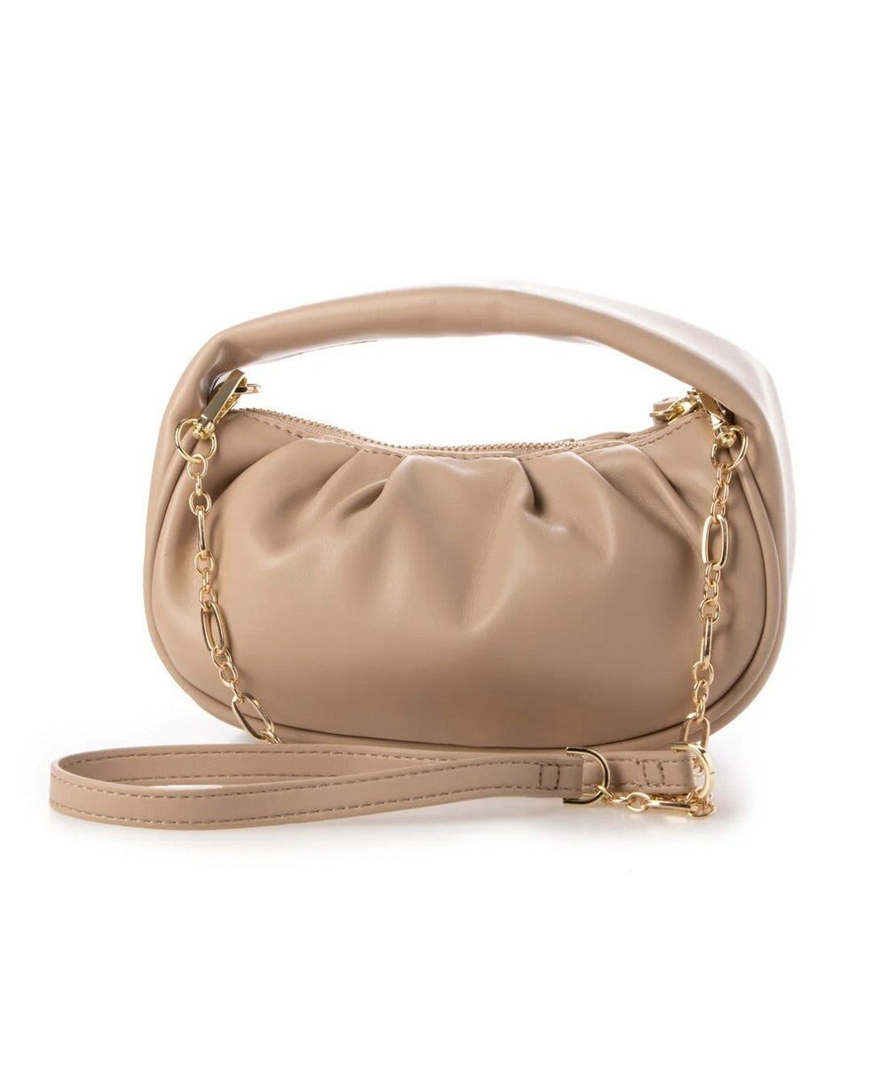 UNBILLION cachecache ハーフムーンギャザー2wayミニショルダー 