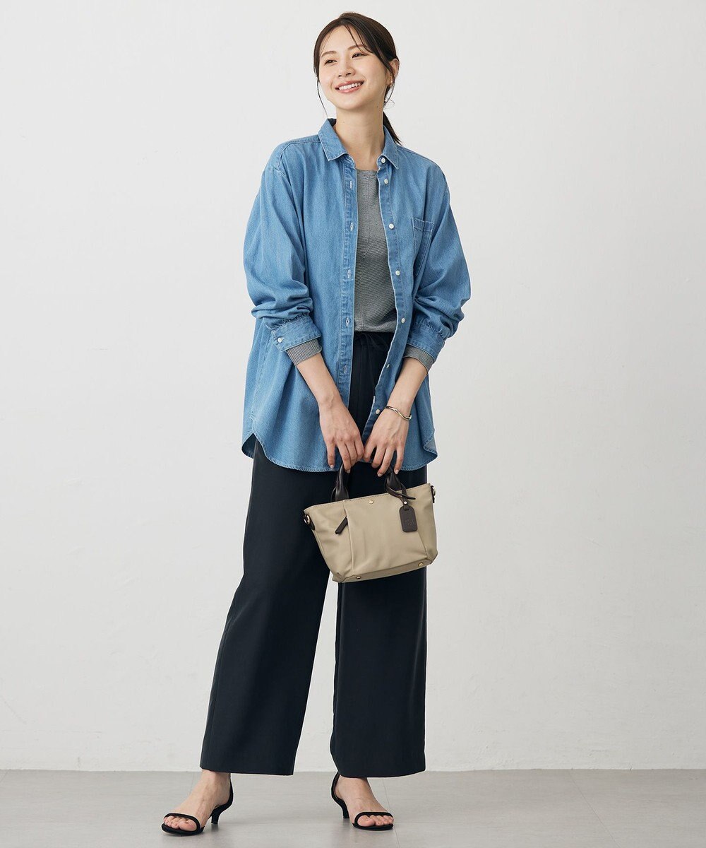 J.PRESS LADIES 【WEB限定】シアーストレッチフライス クルーネック シアー カットソー 