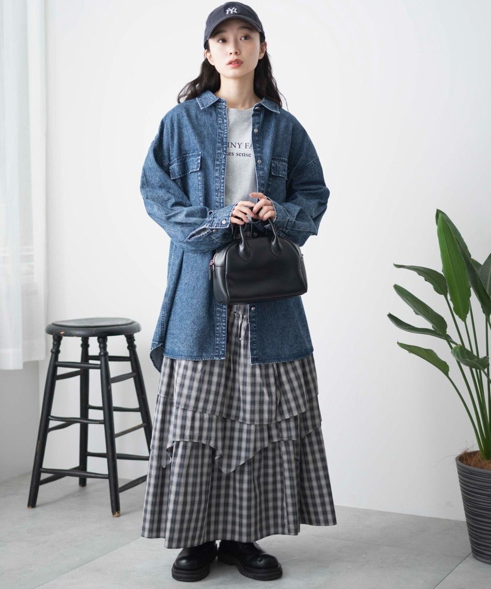 WEGO デニムBIGシャツ 