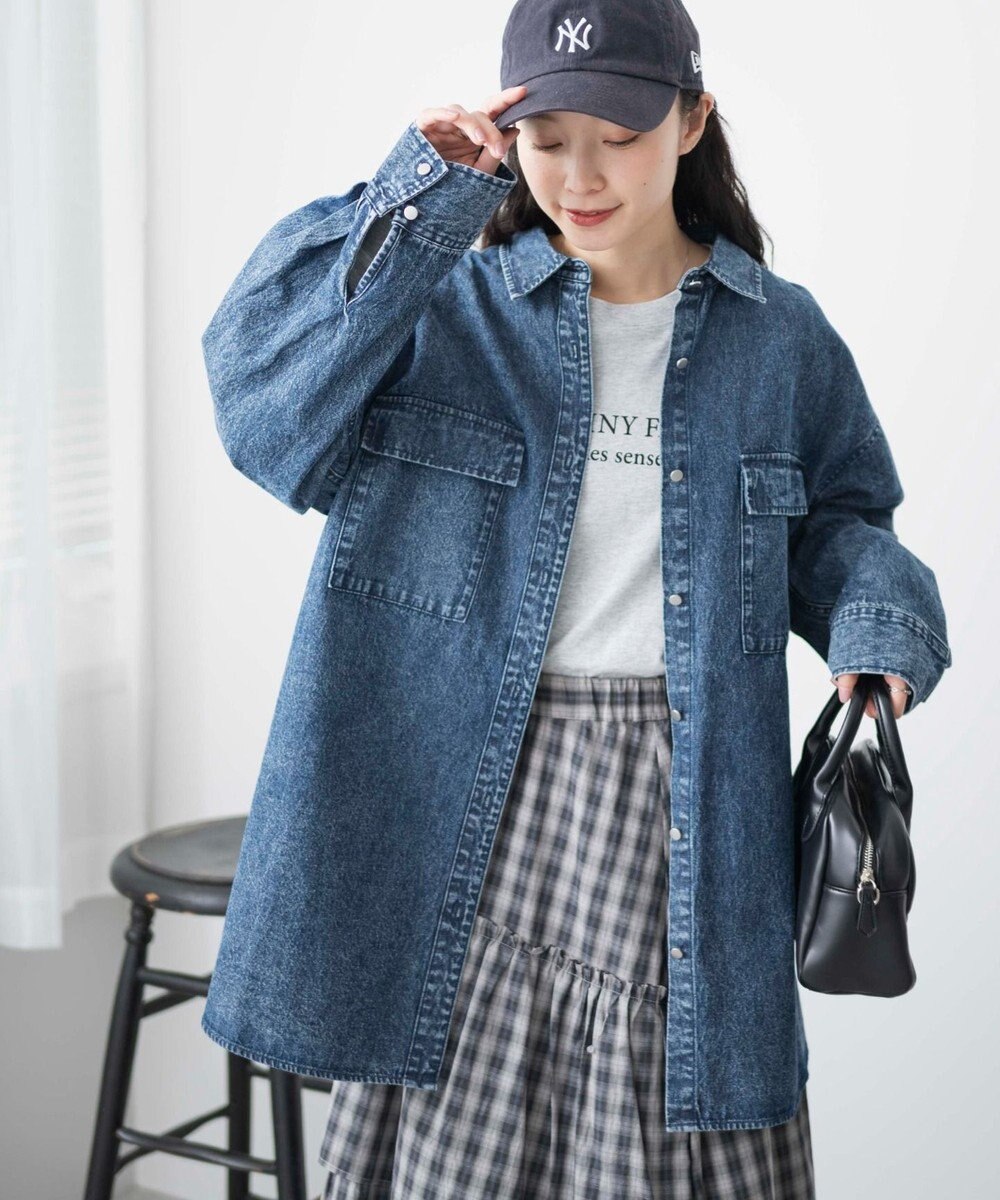 WEGO デニムBIGシャツ 