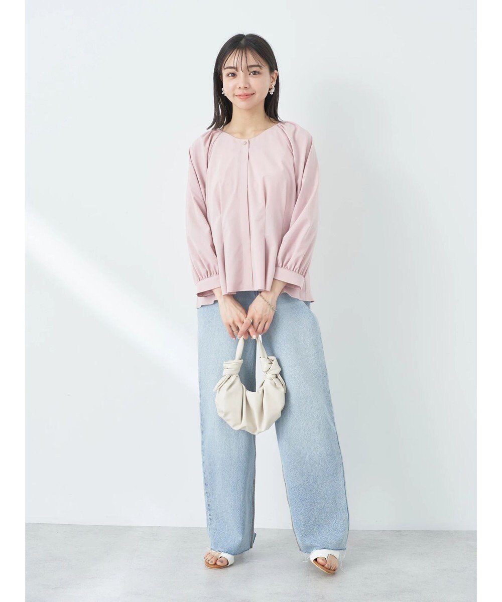 earth music&ecology ペプラムブラウス 