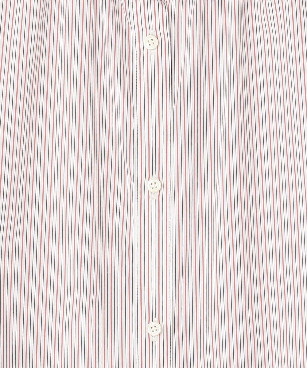 J.PRESS LADIES BEZ ドビーストライプ シャツカラー ブラウス 