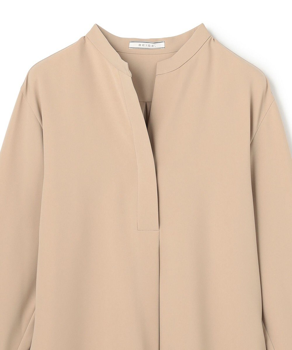 BEIGE， 【セットアップ対応】SPHENE / スタンドカラープルオーバーブラウス 