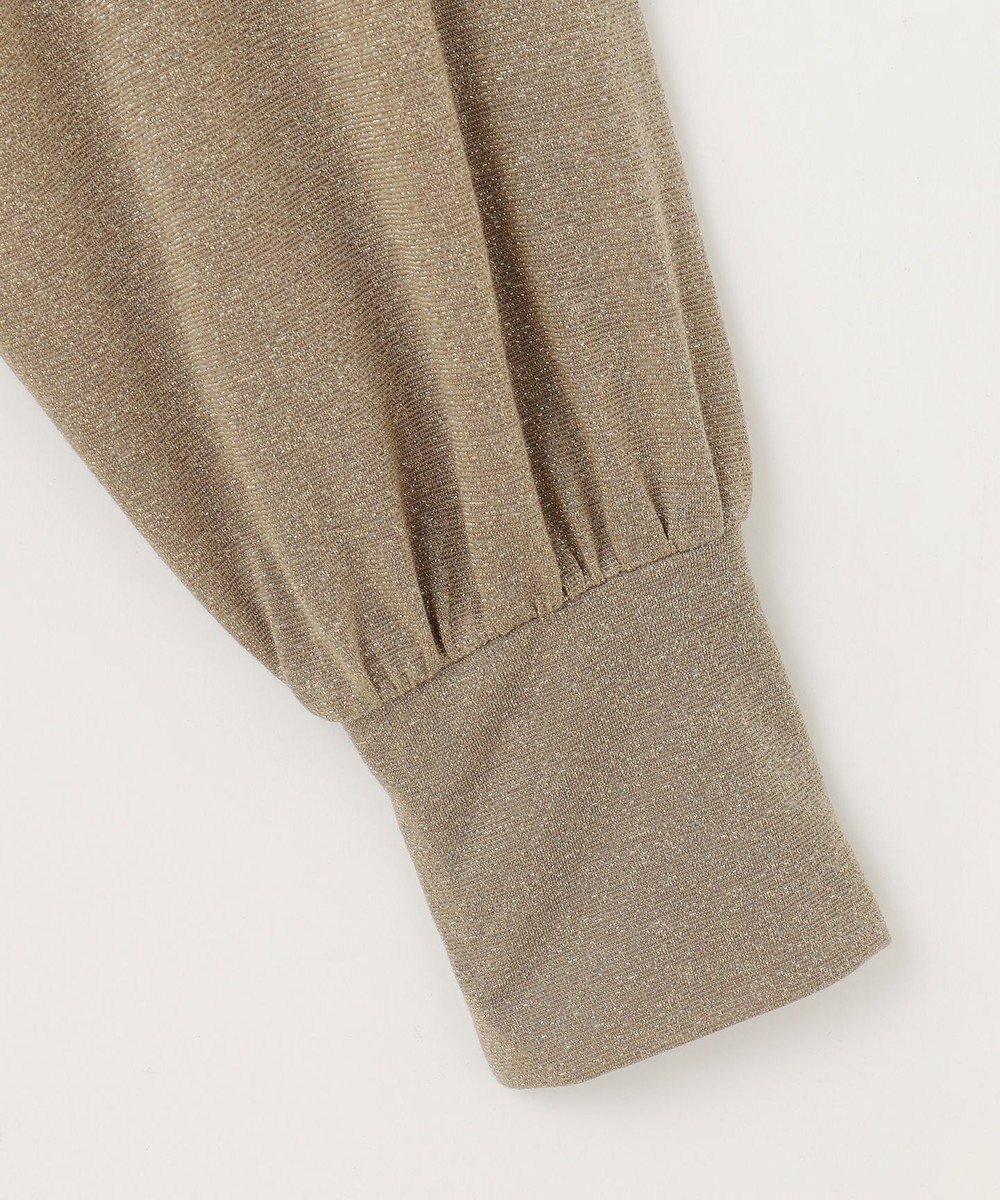 自由区 S 【洗える】ラメシアー トップス 