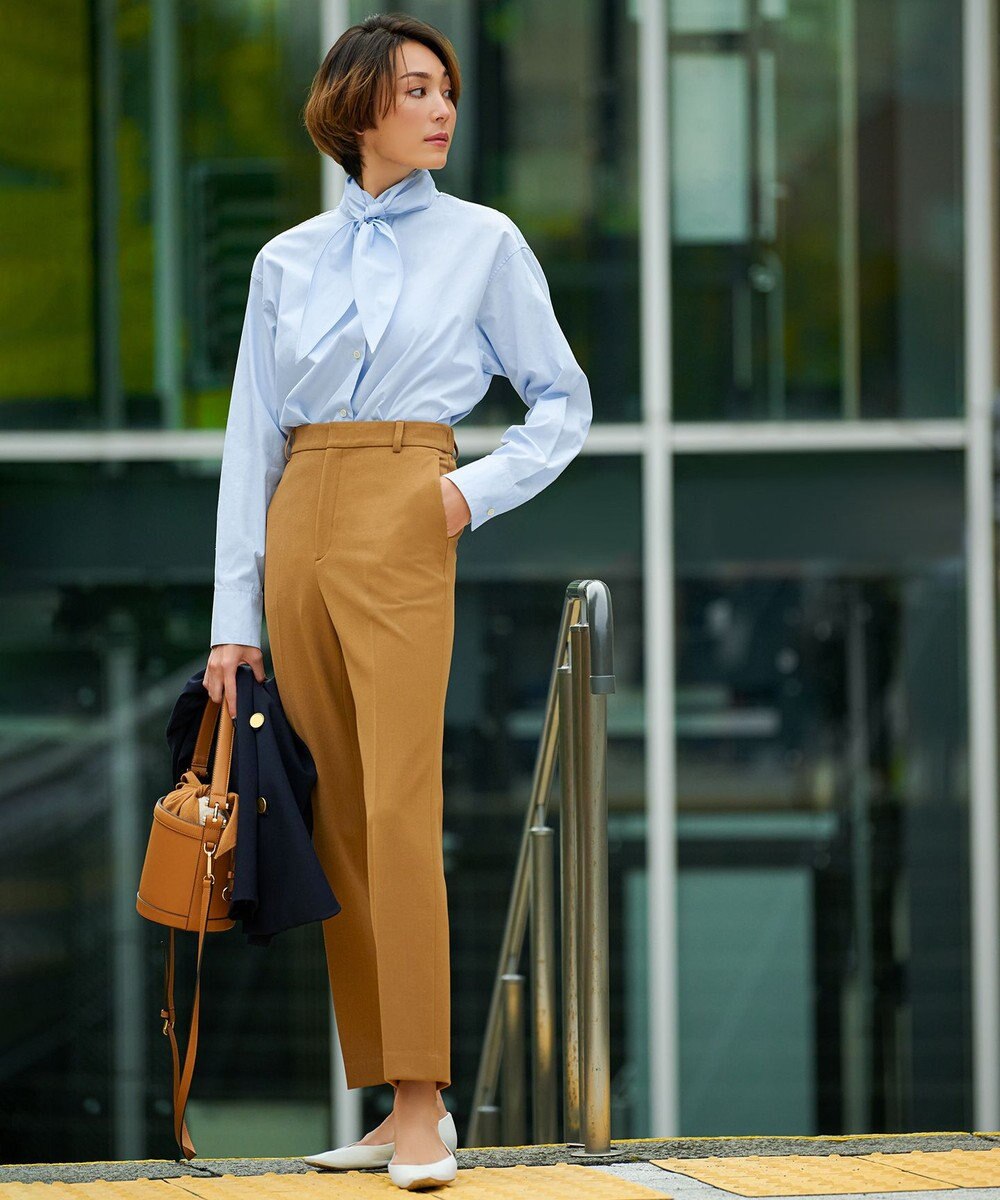 23区 【CLASSY.12月号掲載】TRストレッチギャバ テーパード パンツ 