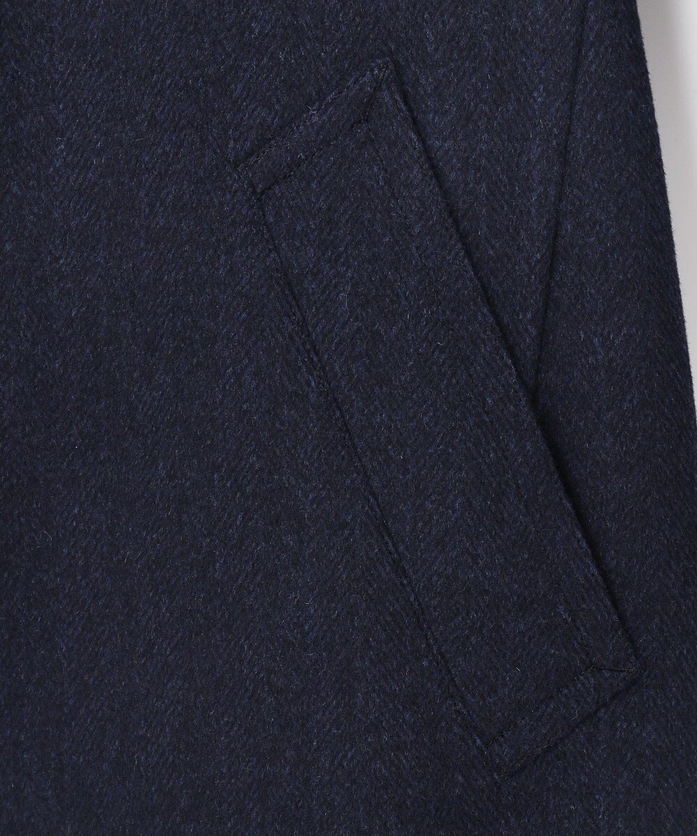 JOSEPH ABBOUD 【ソフト/軽量/JAPANファブリック】 アンゴラウールビーバー ステンカラー コート 