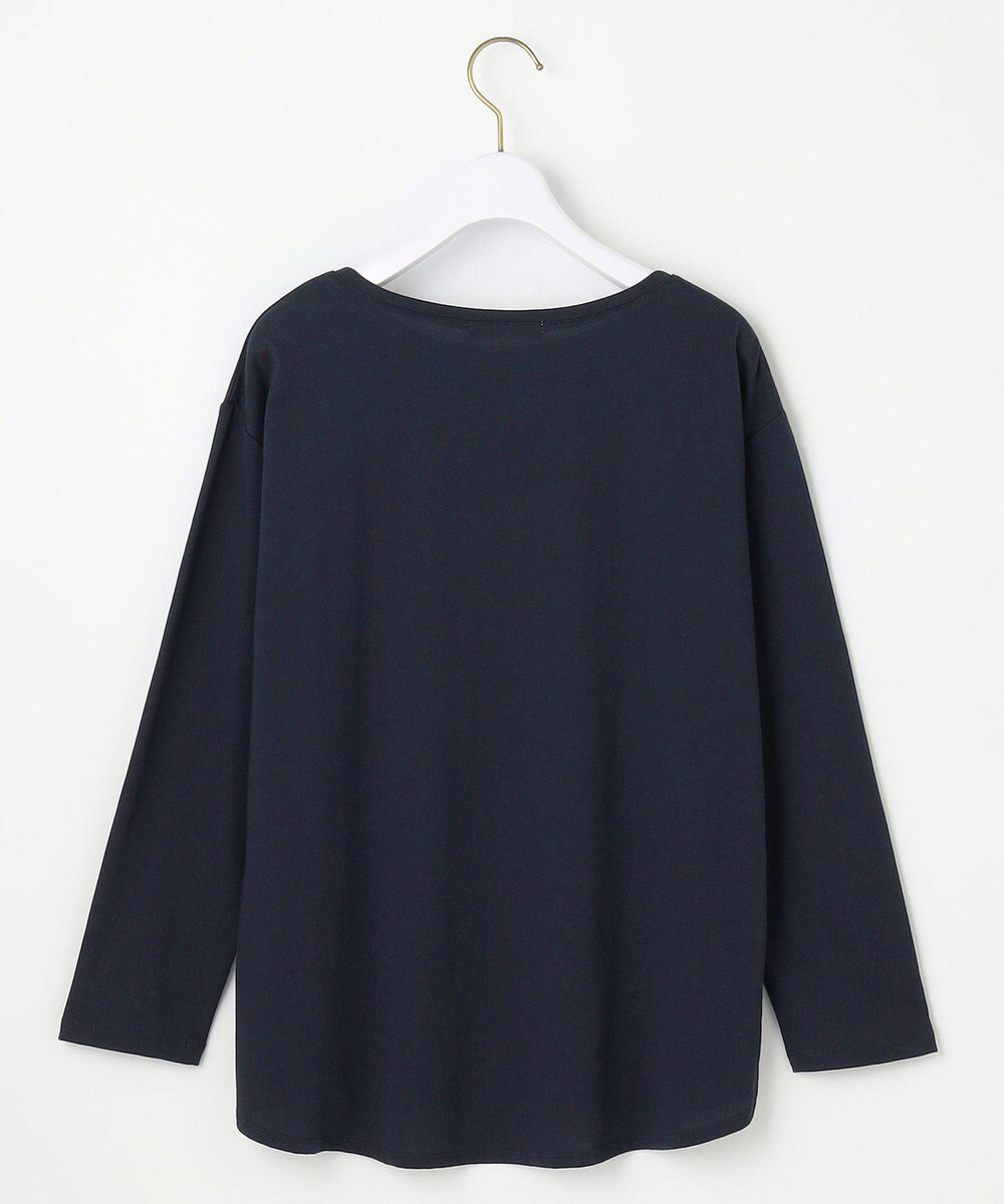 ANY SIS 【洗える】ラメ刺繍長袖 Tシャツ 