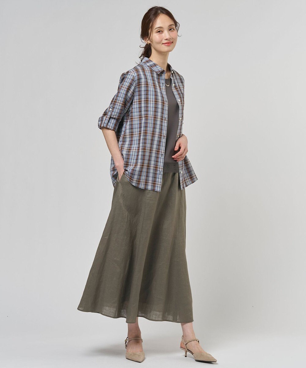 J.PRESS LADIES コットンスムース ノースリーブ カットソー 