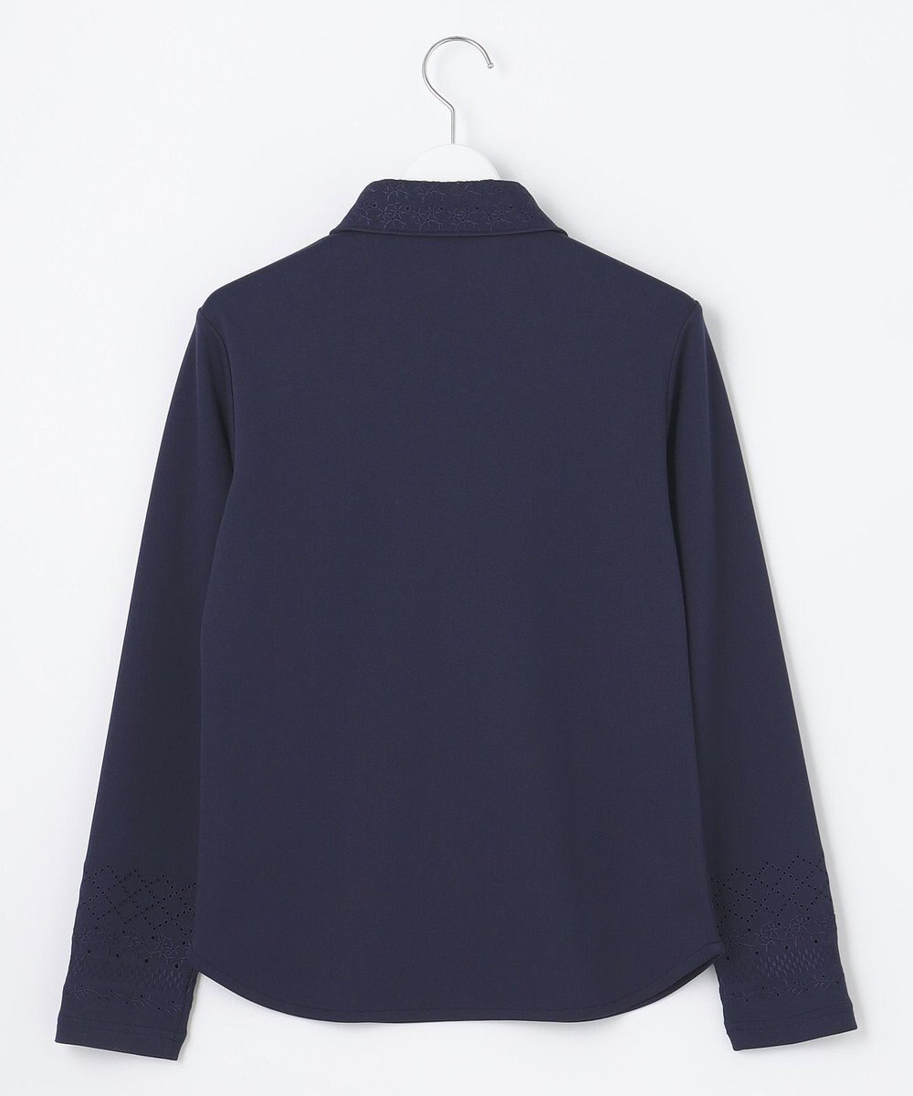 23区GOLF 【WOMEN】【吸水速乾・UVケア】エンブロイダリー長袖シャツ 1枚で決まる 動きやすさ◎ 