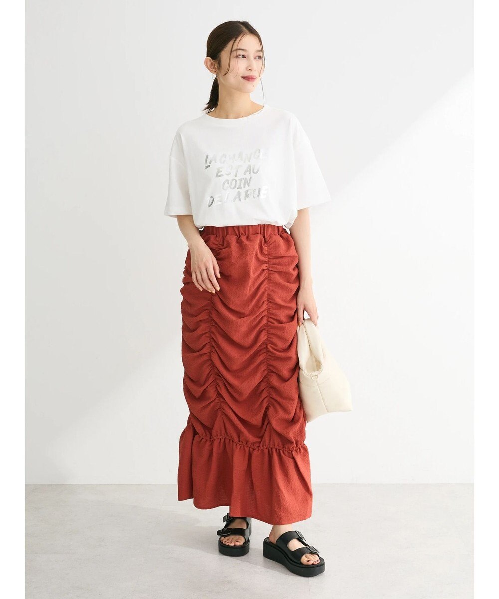 Green Parks ・ＳＵＧＡＲ　ＳＰＯＯＮ　ギャザーＩラインスカート 