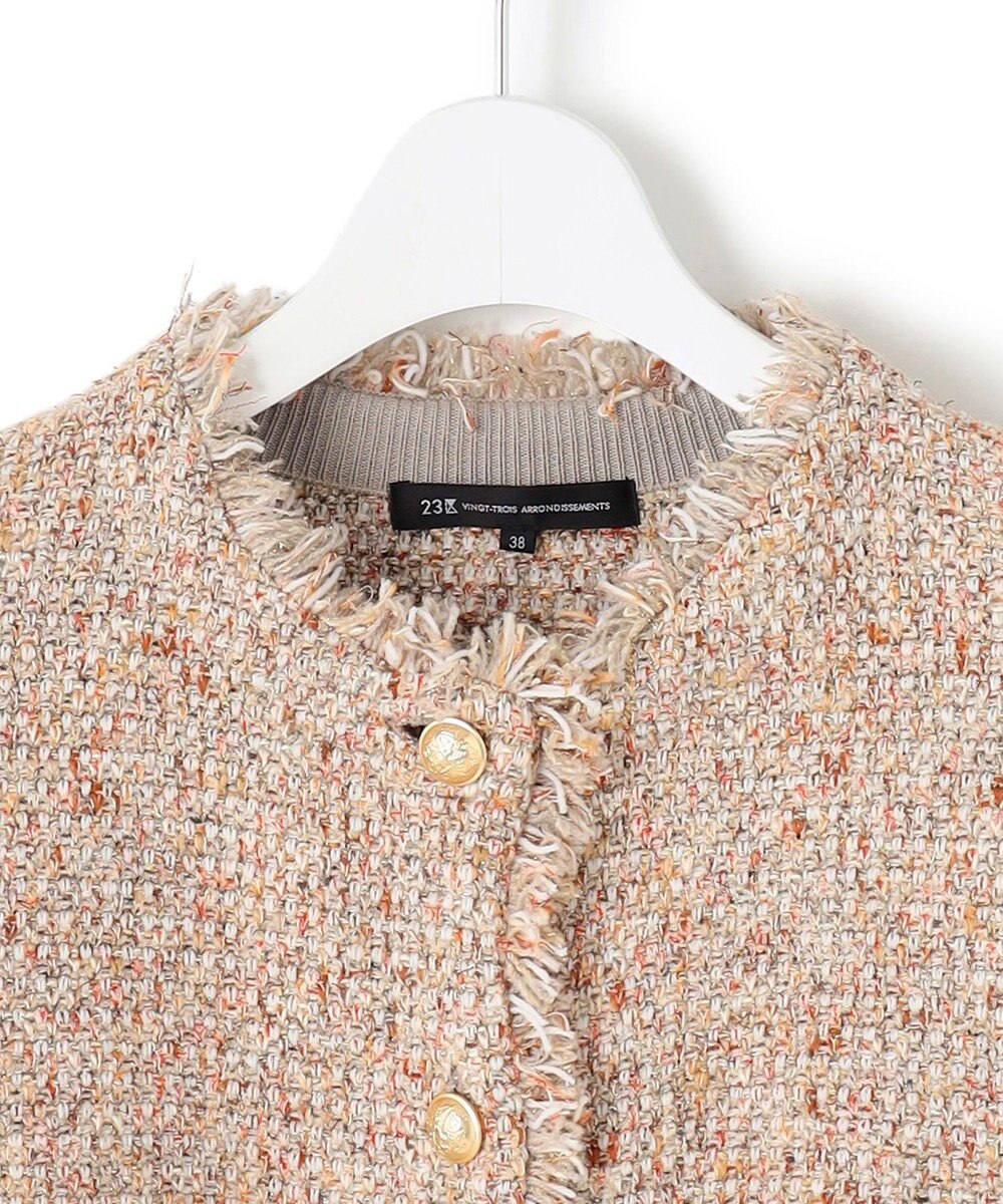 23区 S 【見上愛さん着用/GLOW11月号掲載】ツイード ニット ジャケット 