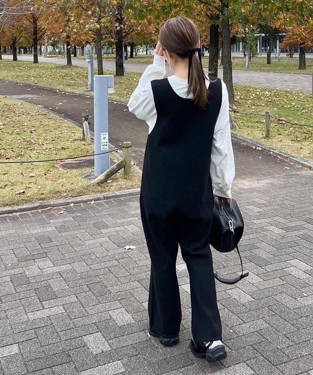 Green Parks ニットサロペット 