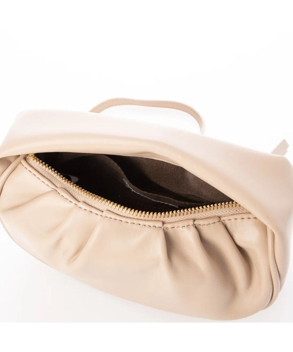 UNBILLION cachecache ハーフムーンギャザー2wayミニショルダー 