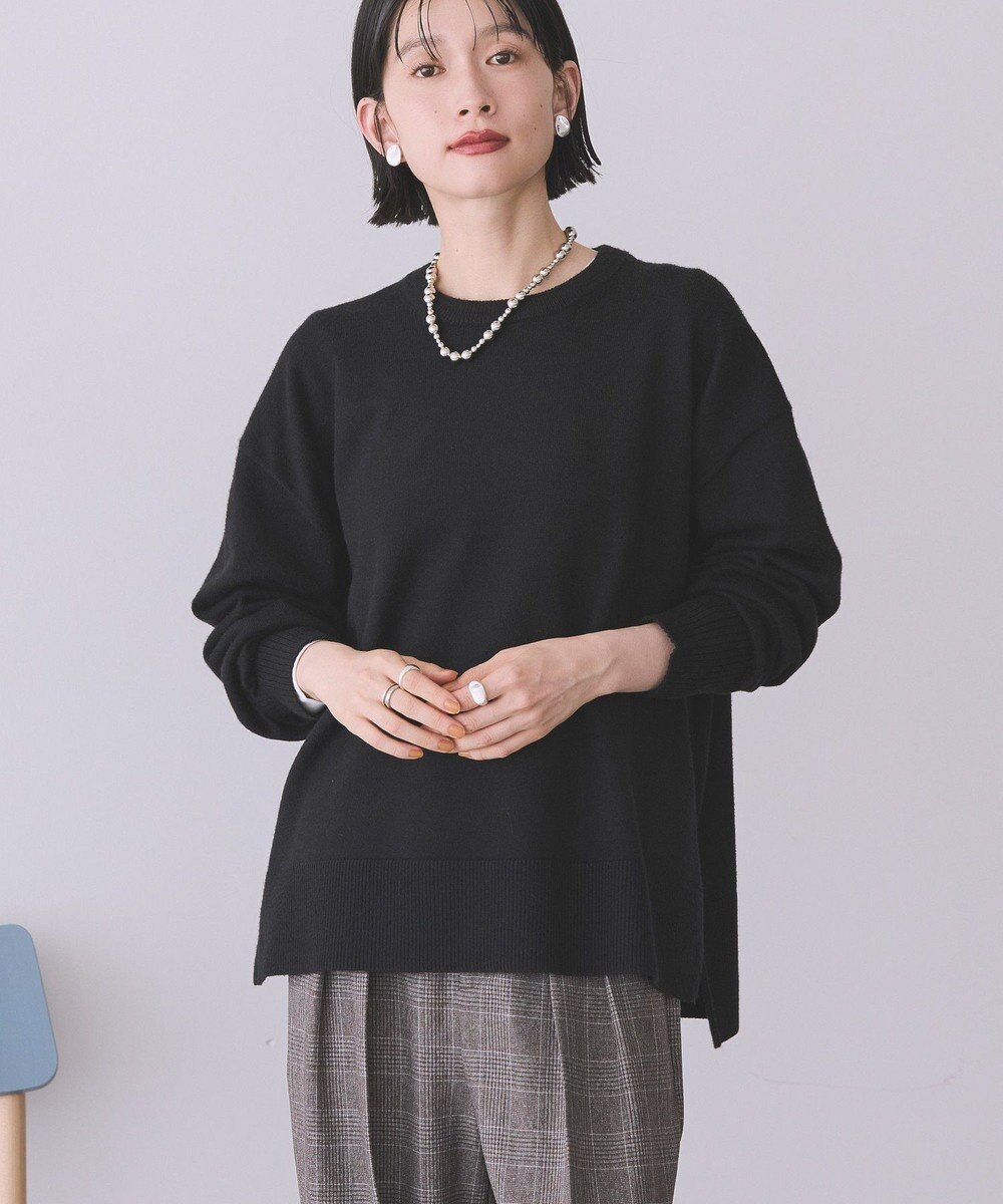 AMERICAN HOLIC 【WEB限定】バイパチサイドスリットニットプルオーバー 