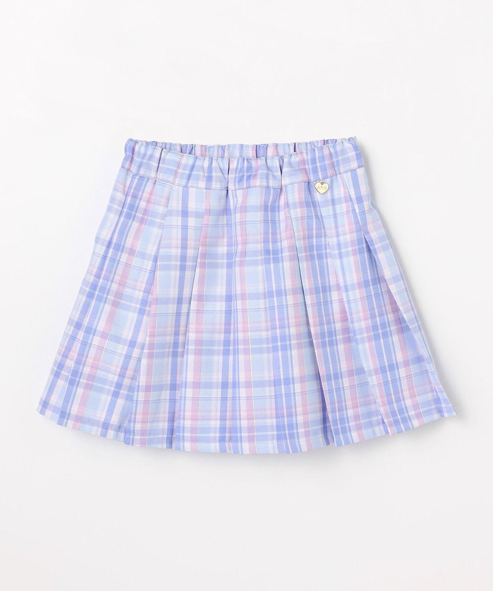 ANY KIDS チェックプリーツスカパン 