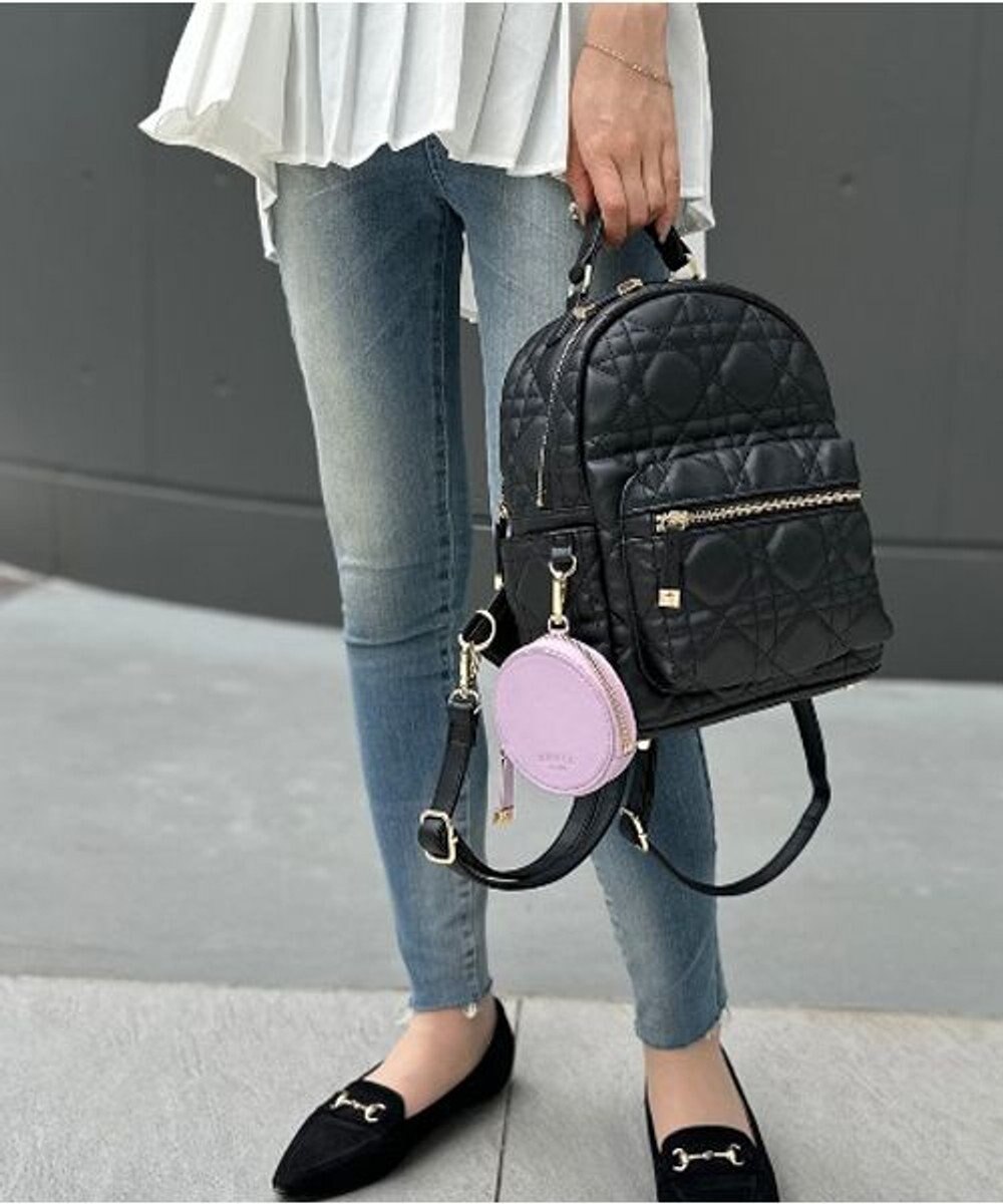 LA BAGAGERIE 【MONICA】ポーチ付きキルティングリュック 