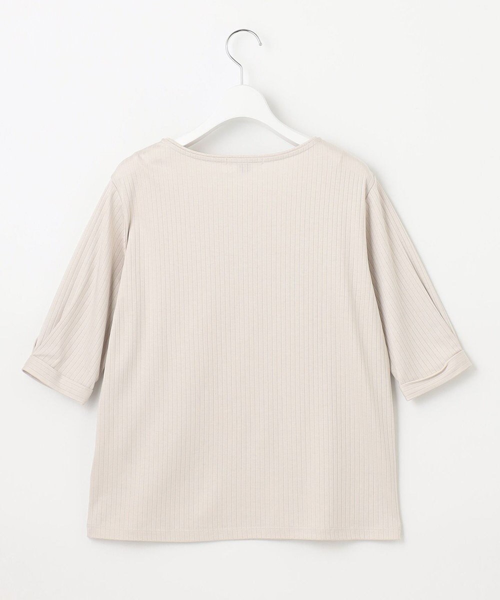 J.PRESS LADIES L コットンリブ タックスリーブ カットソー 