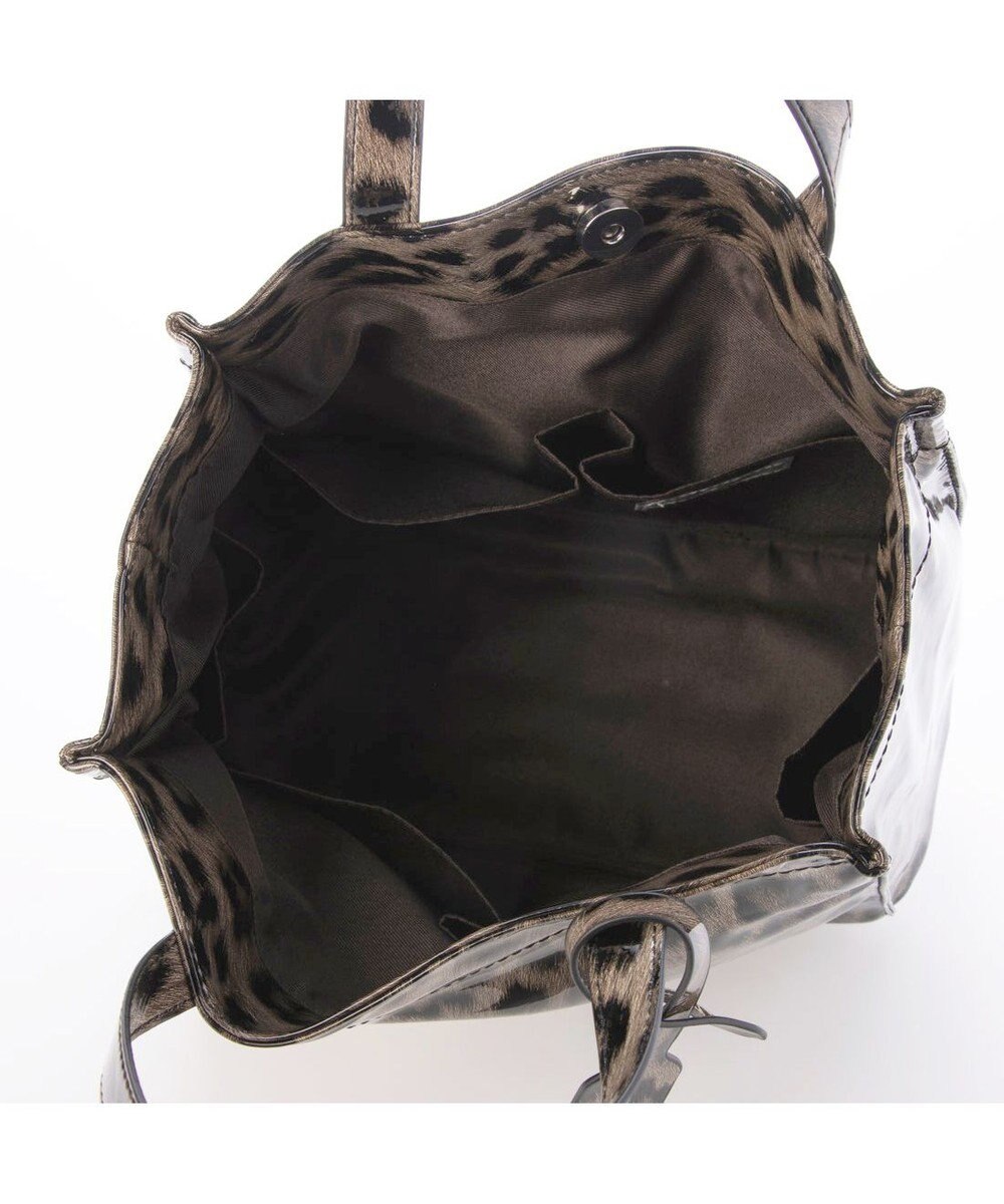 UNBILLION カシュカシュ cachecache / ソフトエナメルスクエア手提げトートS 