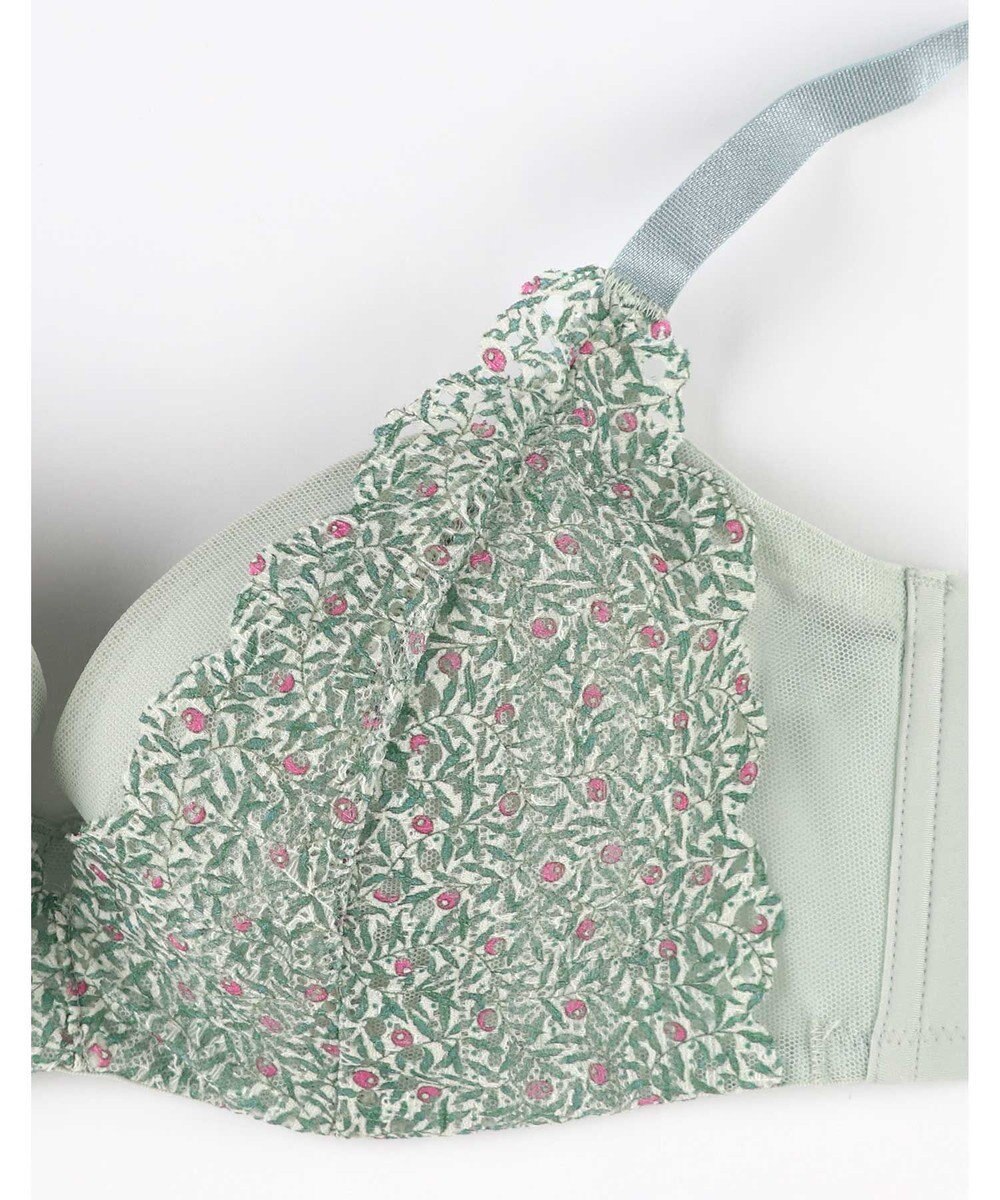 une nana cool MADE WITH LIBERTY FABRIC さあわたし レース 脇高ブラジャー 