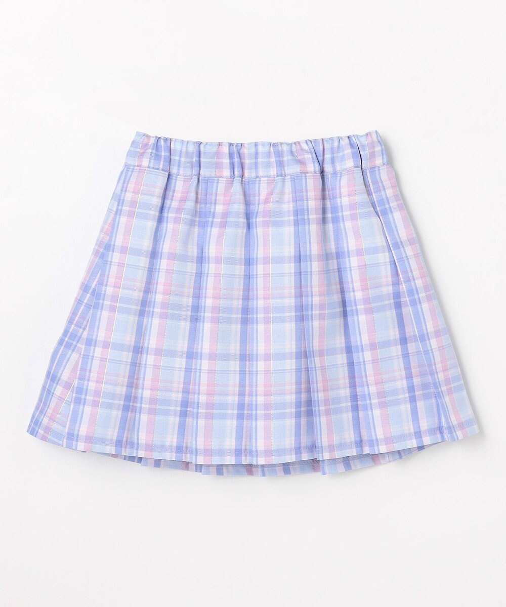 ANY KIDS チェックプリーツスカパン 