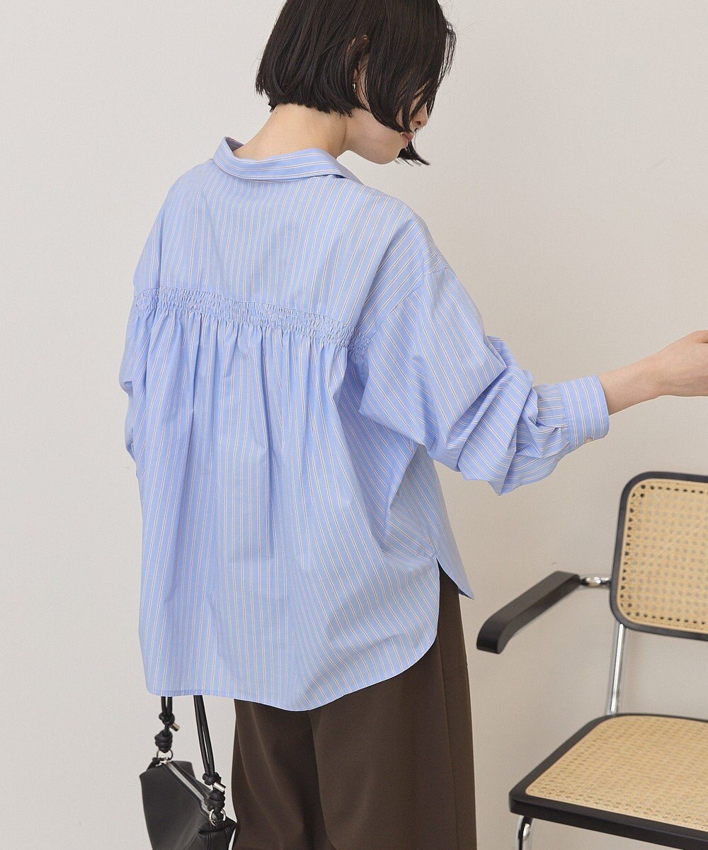 AMERICAN HOLIC 【イージーケア】バックギャザースキッパーシャツ 