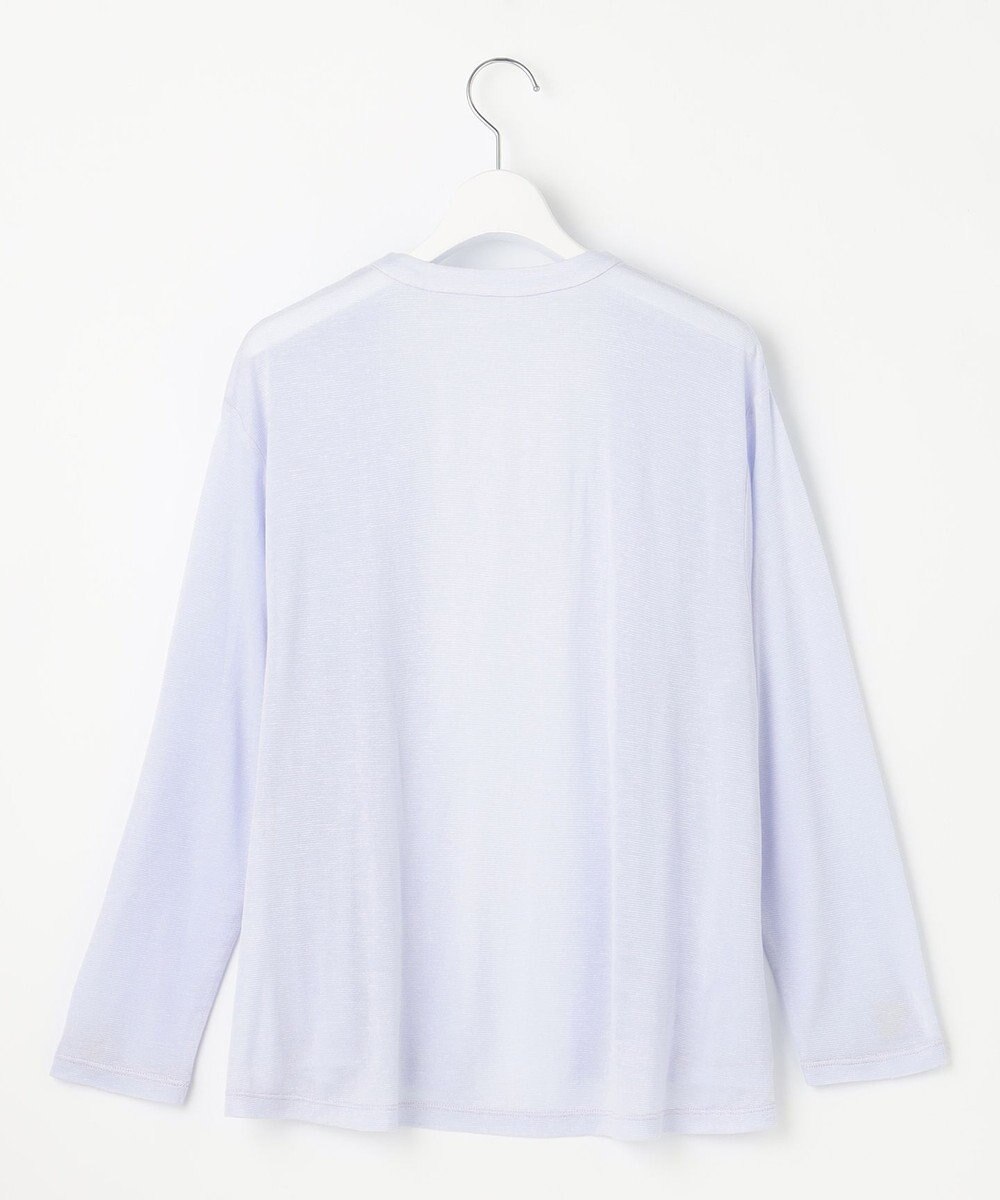 J.PRESS LADIES L 【洗える】ミラノ風天竺シアー カーディガン 