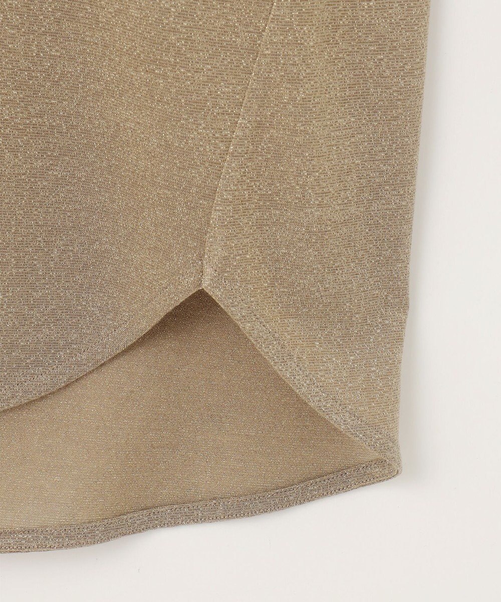 自由区 S 【洗える】ラメシアー トップス 