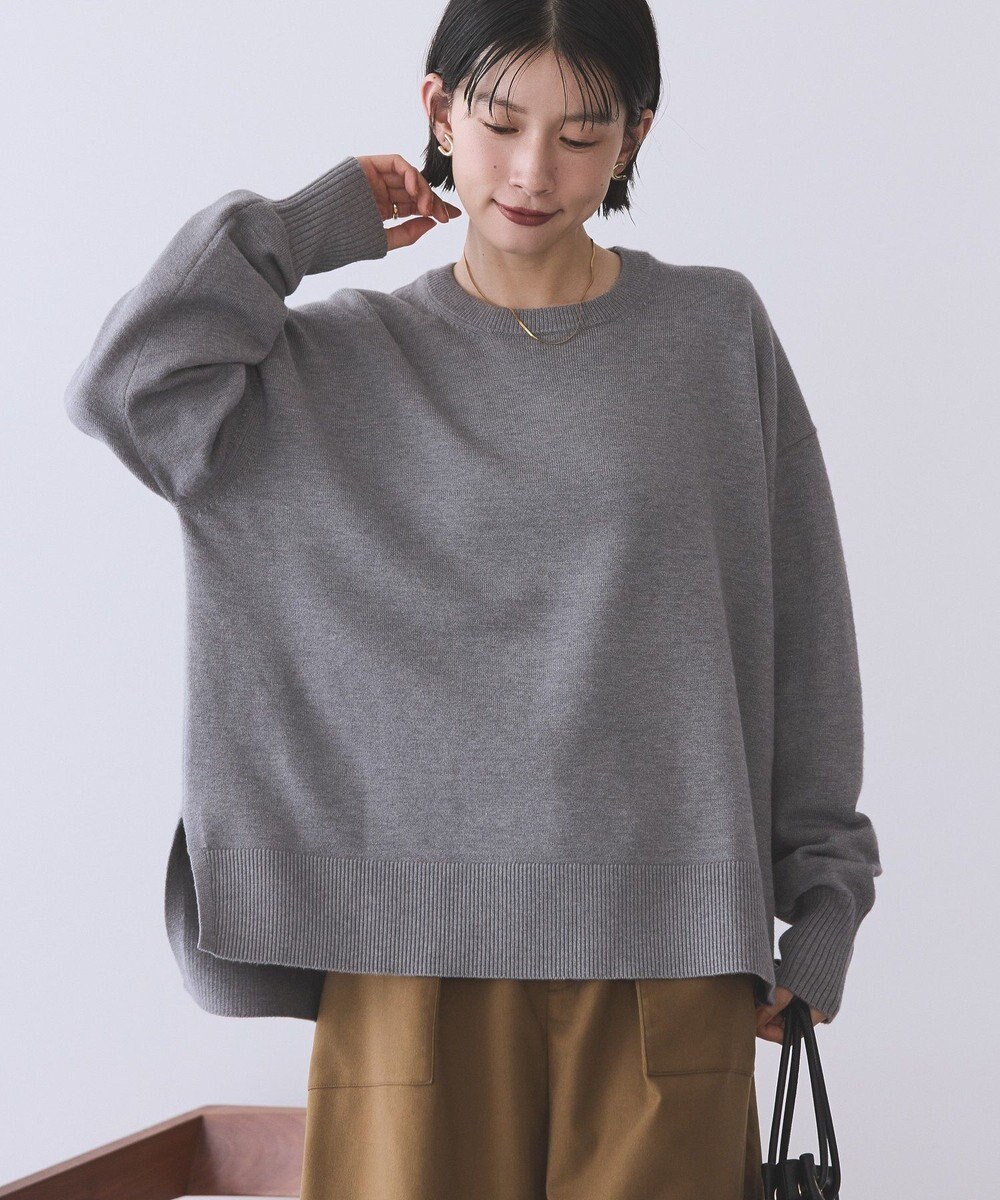 AMERICAN HOLIC 【WEB限定】バイパチサイドスリットニットプルオーバー 