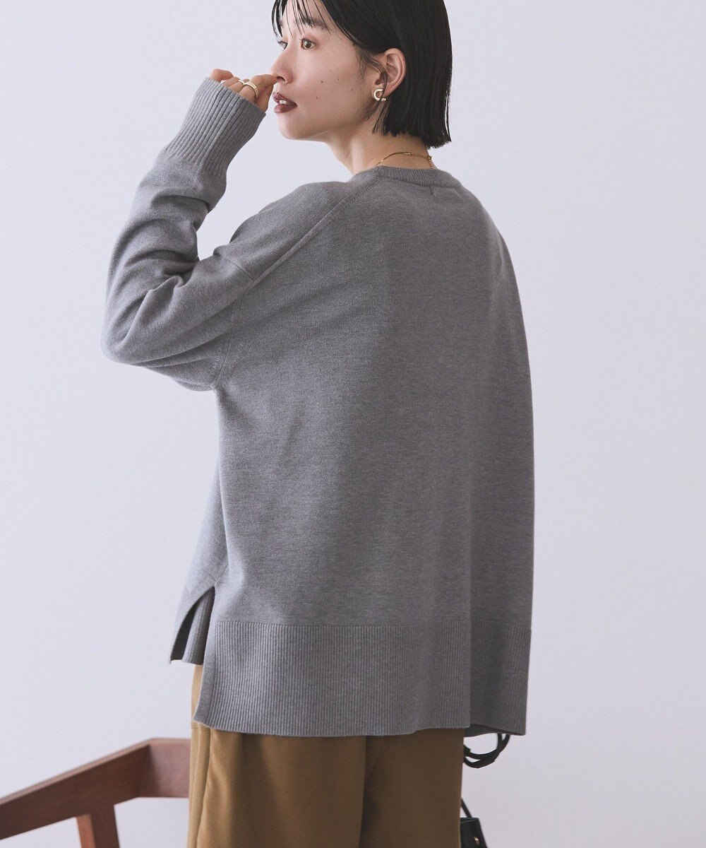 AMERICAN HOLIC 【WEB限定】バイパチサイドスリットニットプルオーバー 