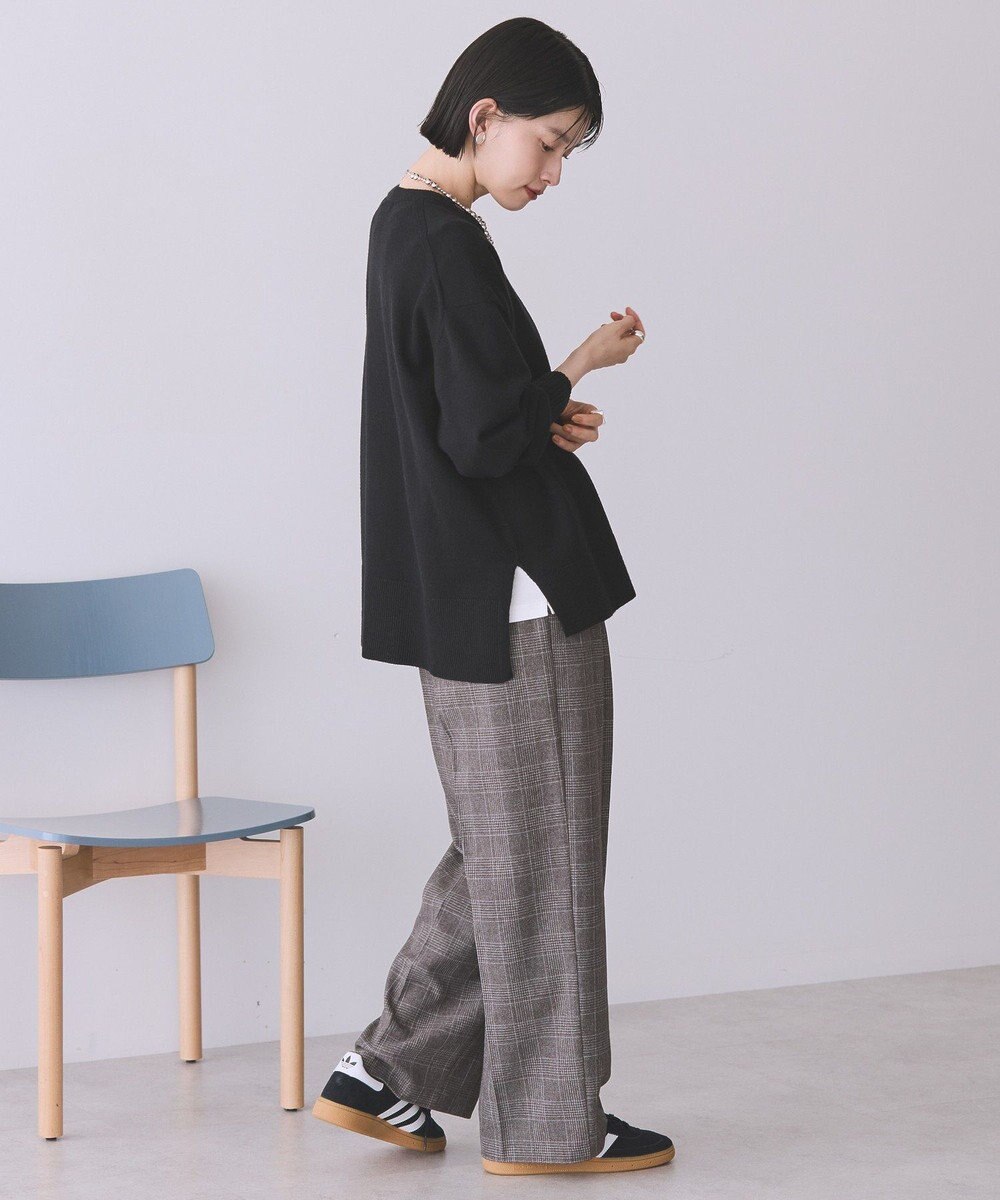 AMERICAN HOLIC 【WEB限定】バイパチサイドスリットニットプルオーバー 