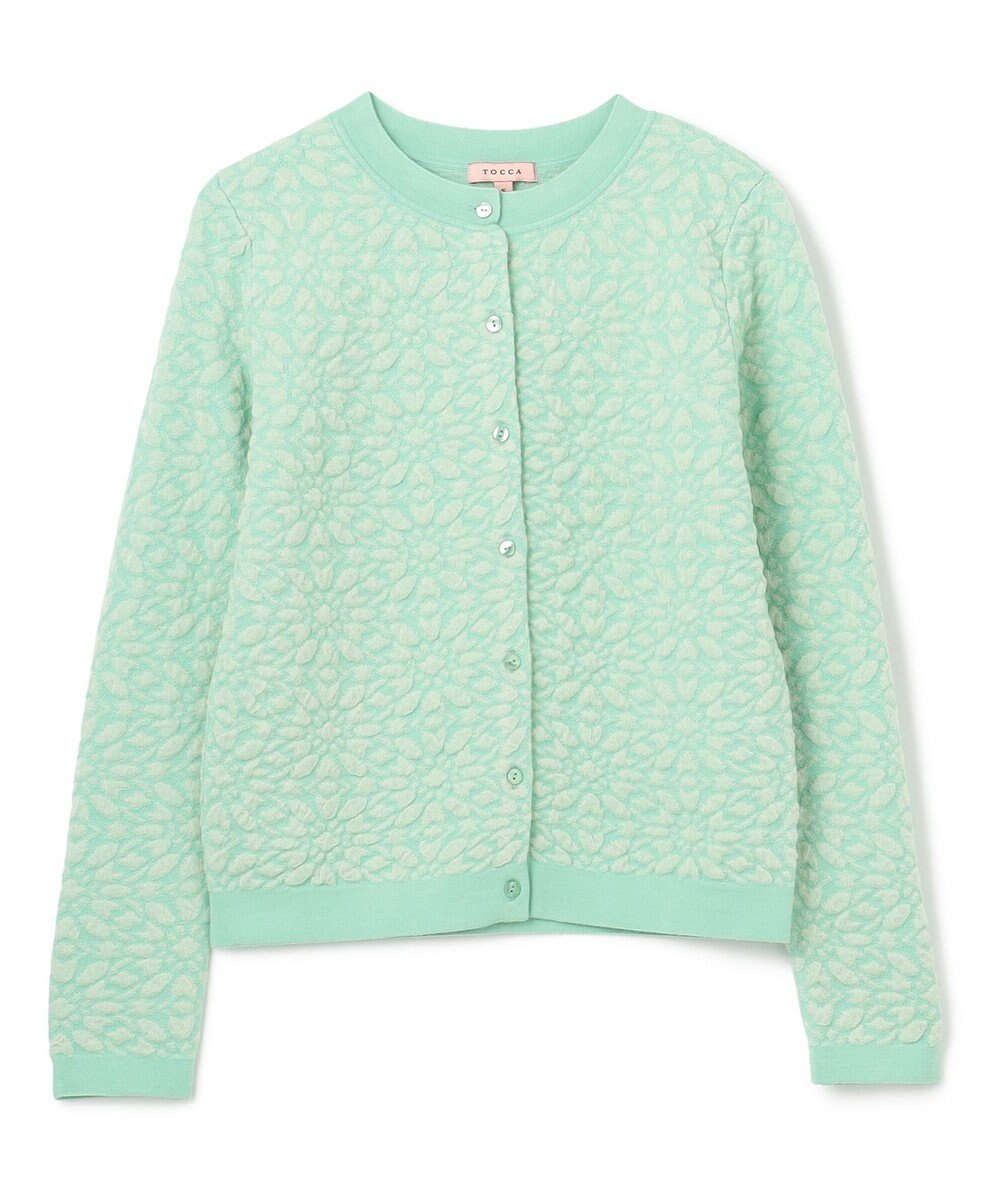 TOCCA 【洗える】FLUFF FLOWERS カーディガン 