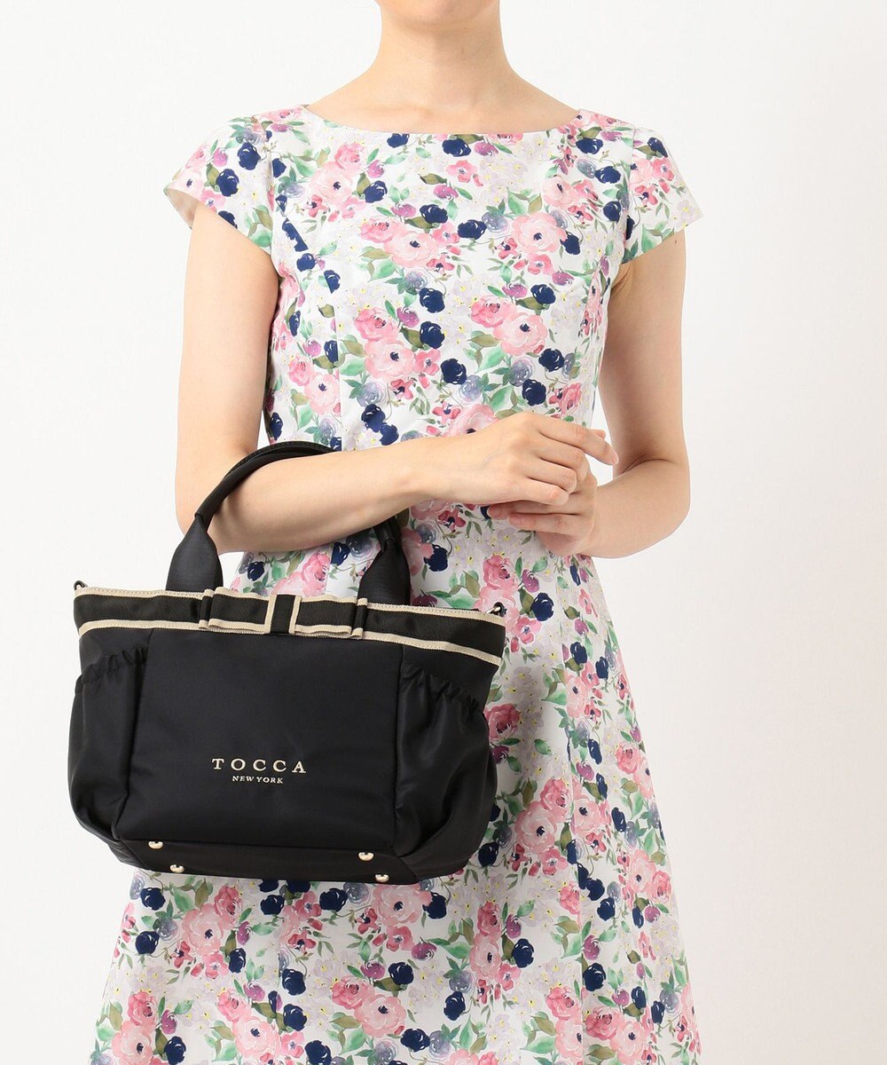 TOCCA DUAL RIBBON NYLON TOTE M トートバッグ M 