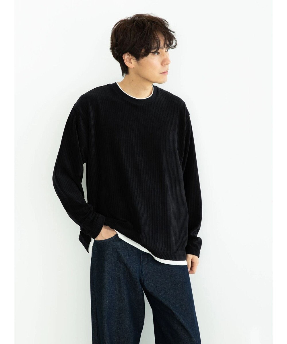 CRAFT STANDARD BOUTIQUE カットコールフェイクレーヤードプルオーバー 