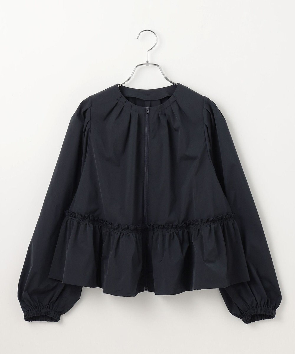 #Newans 撥水加工/UVカット機能付きペプラムライトブルゾン 