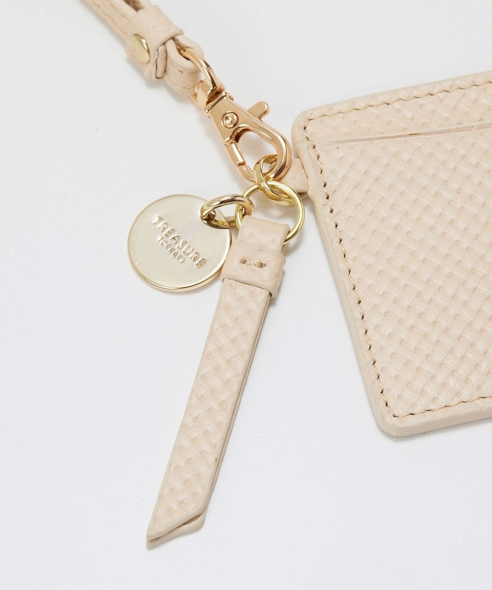 TOPKAPI 【TREASURE TOPKAPI】クロスエンボス レザー パスケース 