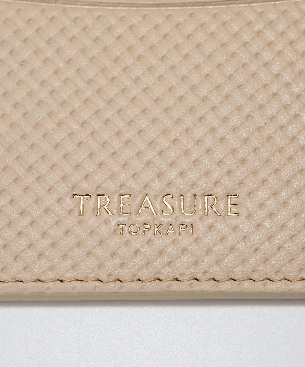 TOPKAPI 【TREASURE TOPKAPI】クロスエンボス レザー パスケース 