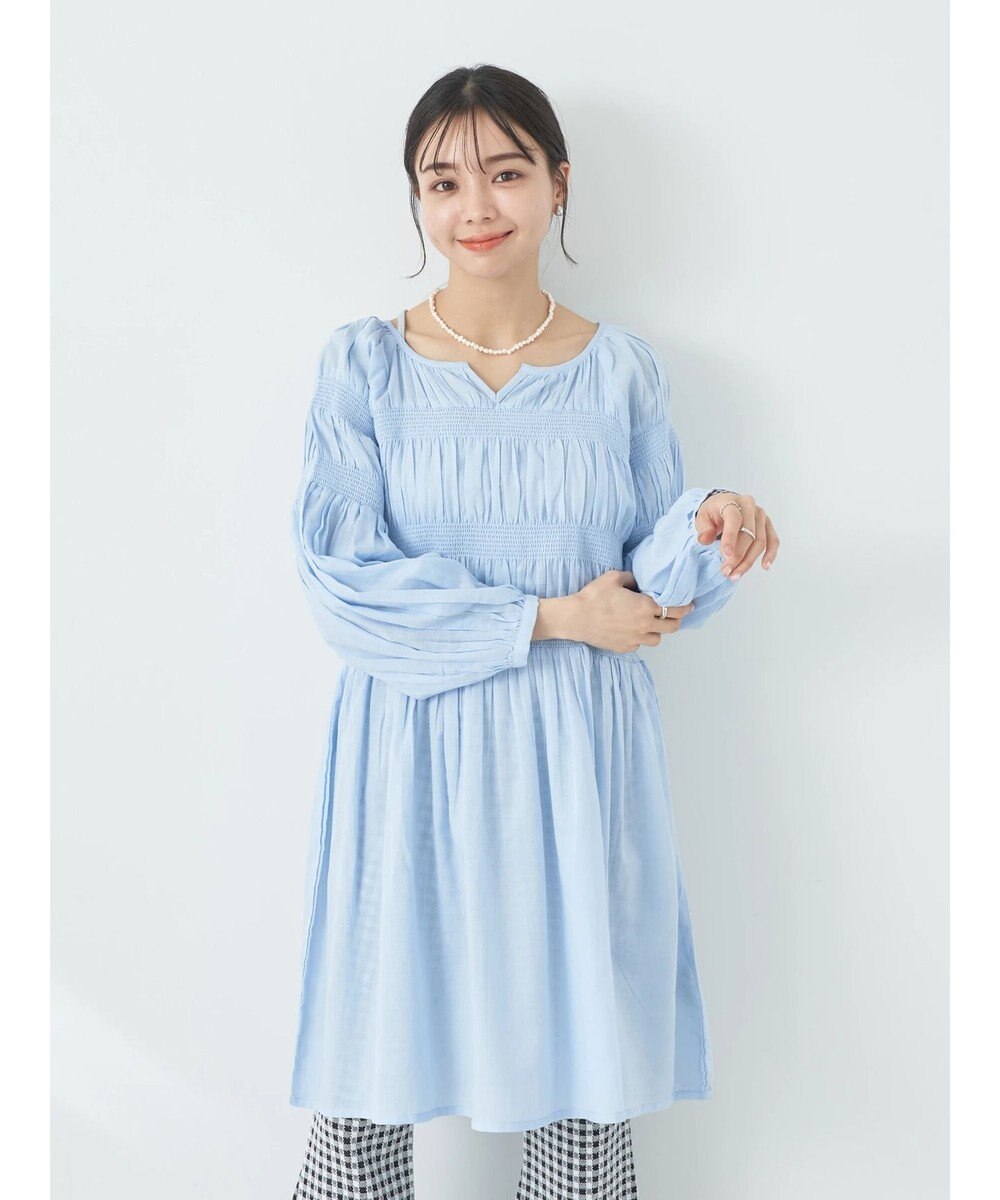 earth music&ecology シャーリングチュニック 