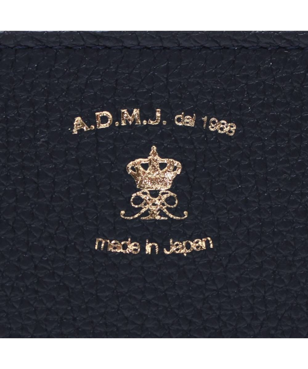 A.D.M.J. 【牛革】スパニッシュレザー/モーツァルト スワロフスキー・クリスタル付 スリムウォレット 