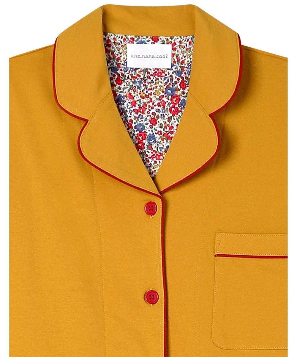 une nana cool 【綿100％】40ハイゲージ天竺半袖パジャマ MADE WITH LIBERTY FABRIC 