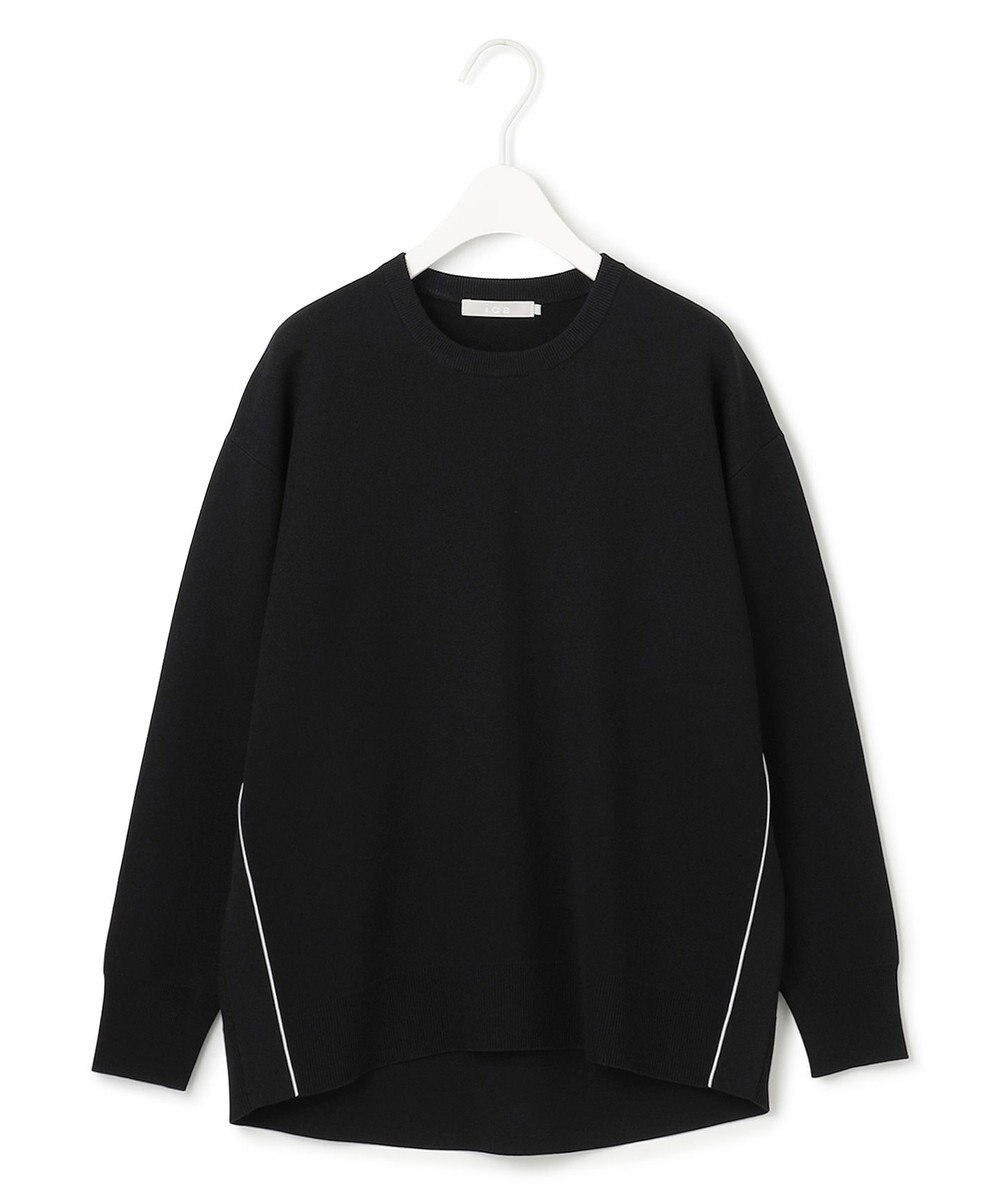 ICB L 【洗える】 シンセティックダブルフェイス ニットプルオーバー 