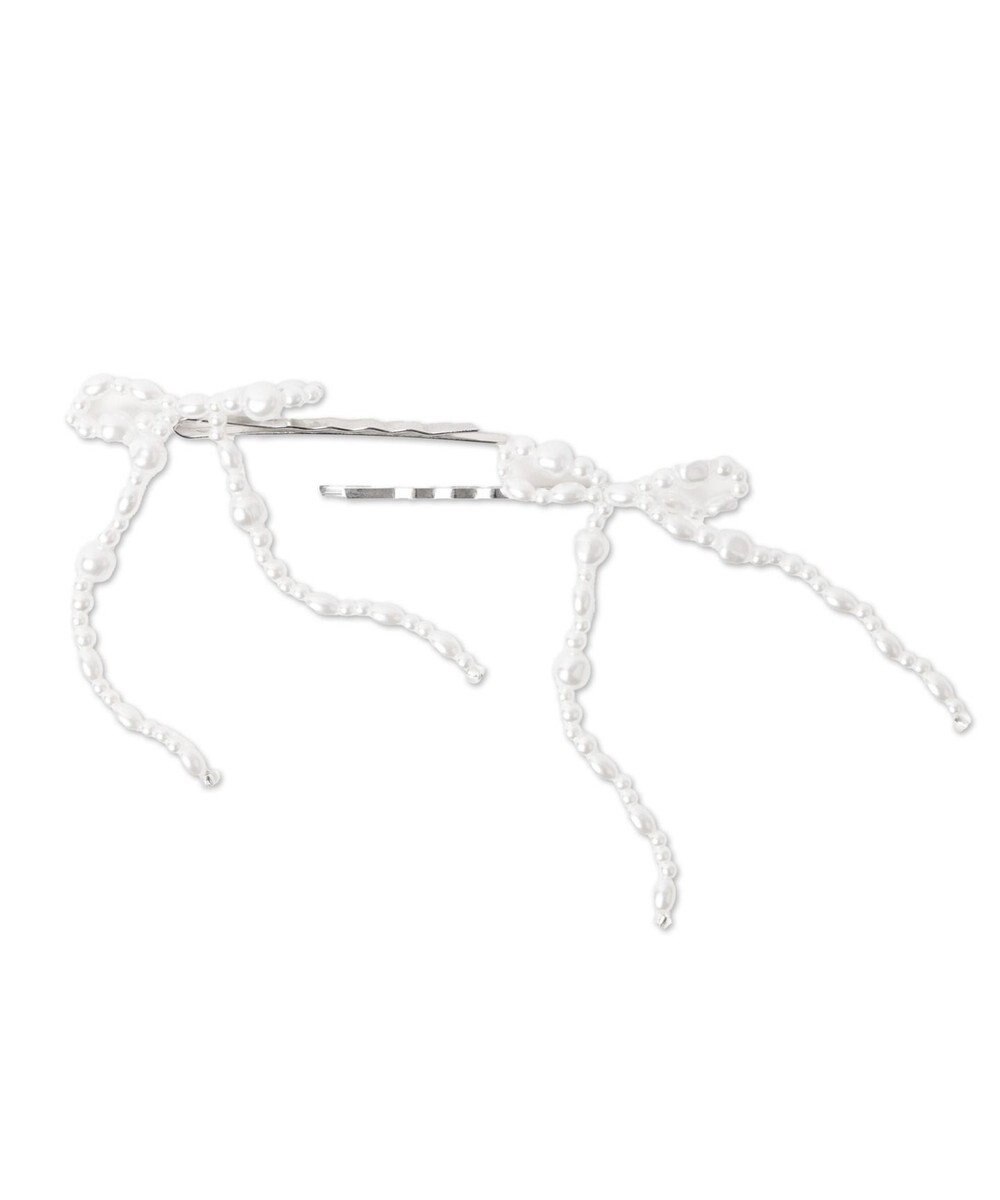 WEGO 【2点セット】L2Pビーズリボンピン 