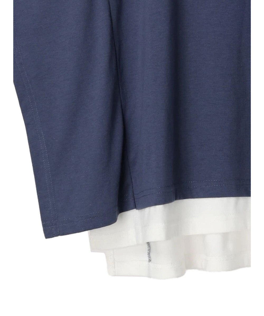 Green Parks ポンチョ風レイヤードチュニック 