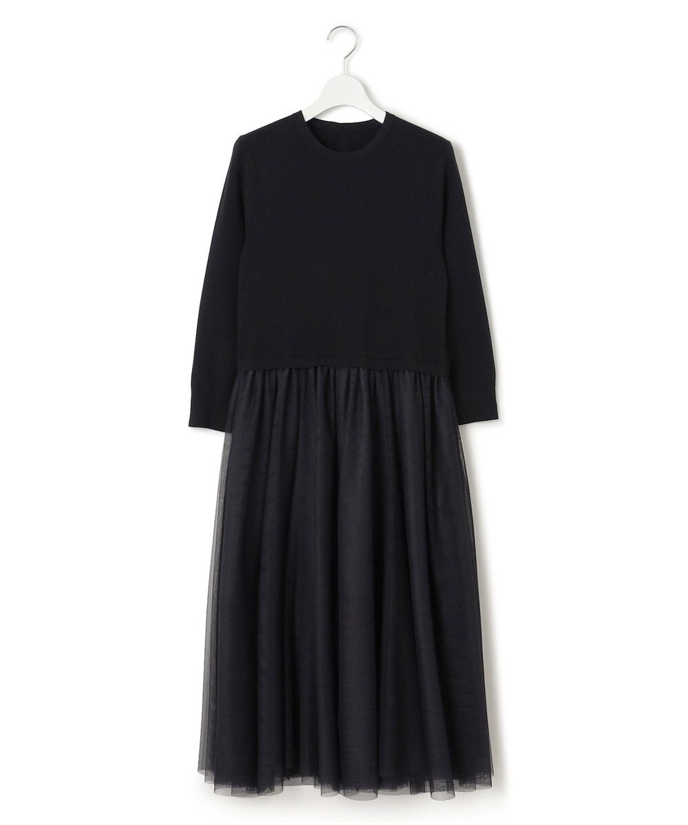 23区 【洗える】チュールコンビ ワンピース 
