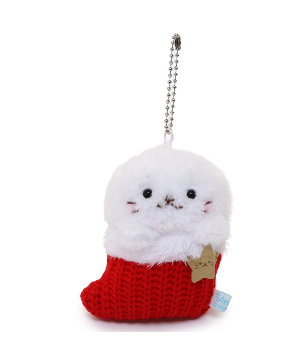 Mother garden しろたん クリスマス靴下キーホルダー 《しろたん》 単品 
